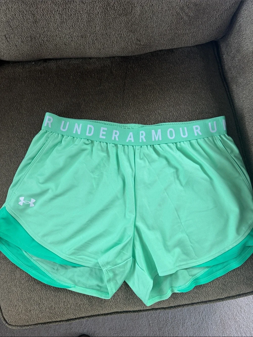 Under Armour Mint Green Women's Athletic Shorts